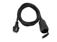 Eurolite 30245695 Stroom Verlengkabel 16 A Zwart 3 m H07RN-F 3G 1,5 mm² - thumbnail