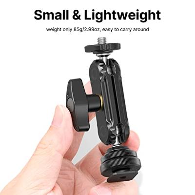 Ulanzi R098 mini magic arm met cold shoe en 1/4 inch schroefaansluiting