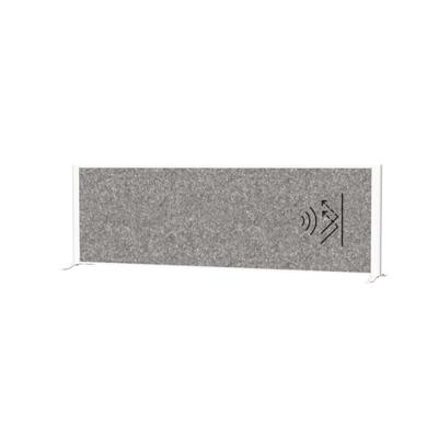 Maul Scheidingswand voor ruimte-indeling MAULconnecto (b x h) 160 cm x 52.75 cm Vlies Donkergrijs, Wit 9851602 Maul Scheidingswand voor ruimte-indeling MAULconnecto (b x h) 160 cm x 52.75 cm Vlies Donkergrijs, Wit 9851602