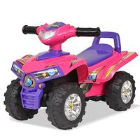 VidaXL Loopquad met licht en geluid roze en paars - thumbnail