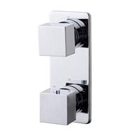 Thermostatische Inbouw Regendouche Set Wiesbaden Type 5 Plafondarm 20 cm Vierkant - thumbnail