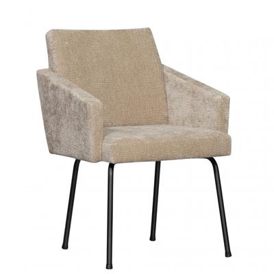 Woood Mount armstoel chenille zand