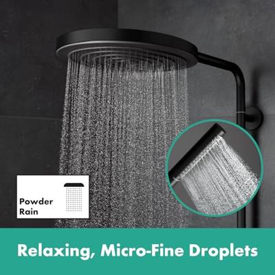 Hansgrohe Pulsify S Puro Showerpipe 260 1jet met thermostaat, mat zwart