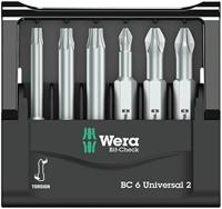 Wera Mini-Check Phillips Pozidriv TORX, 50 mm 05073638001 Bitset 6-delig Kruiskop Phillips, Kruiskop Pozidriv, Binnen-Torx - thumbnail
