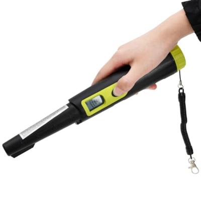 Pinpointer metaaldetector met LCD-scherm zwart en geel - thumbnail