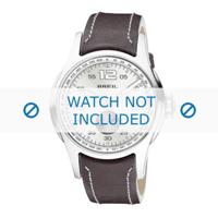 Breil horlogeband BW0215 Leder Grijs 21mm + wit stiksel - thumbnail
