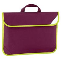 Quadra QD452 Enhanced-Viz Book Bag - French Navy - 38 x 28 cm - thumbnail