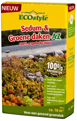 Ecostyle Sedum & groene daken-az 800gram Ecostyle Sedum & groene daken-az 800gram