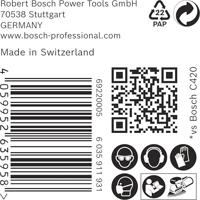 Bosch Accessories 2608901645 Schuurpapier voor multischuurmachine Korrelgrootte (num) 240 (l x b) 150 mm x 100 mm 50 stuk(s) - thumbnail