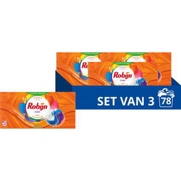 Robijn Classics 3in1 Wascapsules Color 3 x 26 wasbeurten bij Jumbo
