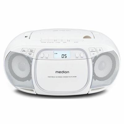 CD-radio - MEDION - FM - 2x2,2W RMS - Wit