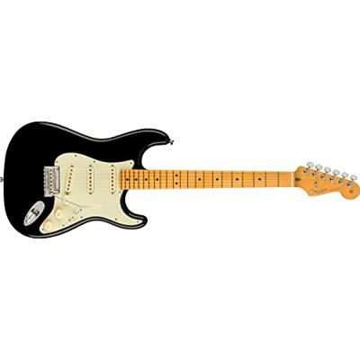 Fender American Professional II Stratocaster Black MN elektrische gitaar met koffer - thumbnail