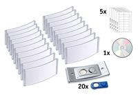 Avery-Zweckform POL35MA66-5DR Naamplaatje (b x h) 80 mm x 34 mm 5 stuk(s) - thumbnail
