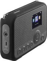 Sangean WFR-39 Zakradio met internetradio Internet, DAB, VHF (FM) Internetradio, FM, WiFi Spotify, Wekfunctie, Oplaadbaar Grijs, Zwart - thumbnail