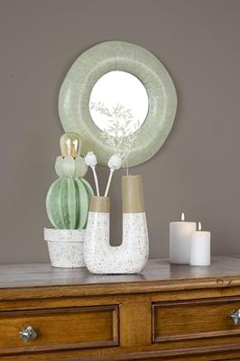 Figuur Décopatch dubbele vaas 16.5x7x25cm