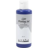 Creativ Company Linoleum verf, blauw, 85 ml/ 1 fles - thumbnail
