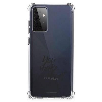 Samsung Galaxy A72 4G/5G Telefoonhoesje met tekst Heart Smile Samsung Galaxy A72 4G/5G Telefoonhoesje met tekst Heart Smile