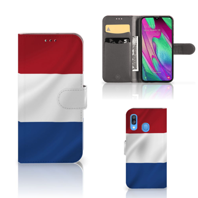 Samsung Galaxy A40 | Bookstyle Case | Nederlandse Vlag