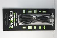 iDroid MAX Universal Charging and Data Cable Black - thumbnail