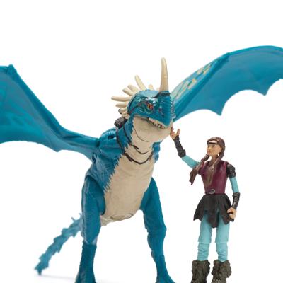 How to Train Your Dragon Deadly Nadder draak & Astrid speelfigurenset