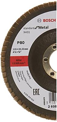 Bosch Accessories 2608603654 X431 Lamellenschijf Diameter 115 mm Boordiameter 22.33 mm Staal 1 stuk(s) Bosch Accessories 2608603654 X431 Lamellenschijf Diameter 115 mm Boordiameter 22.33 mm Staal 1 stuk(s)