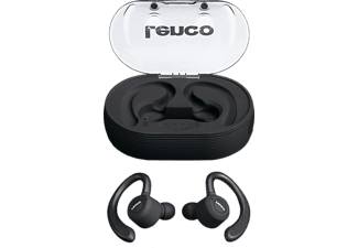 Lenco EPB-460BK In Ear headset Bluetooth Zwart Headset, Oorbeugel, Bestand tegen zweet Sport Lenco EPB-460BK In Ear headset Bluetooth Zwart Headset, Oorbeugel, Bestand tegen zweet Sport