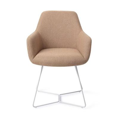 Jesper Home Eetkamerstoel 'Hiroo' Beehive White, kleur Whisper Wheat