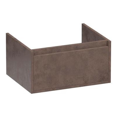 Brauer Hope - Onderkast - 60 cm - met 1 Softclose Lade Greeploos en 1 Sifon Uitsparing - Erosion
