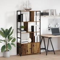 Boekenkast Oud hout 80 x 30 x 155,5 cm Bewerkt hout - thumbnail