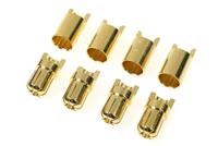 6.5mm goudstekker, man + vrouw (4 paar) - thumbnail