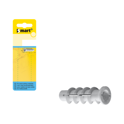 pgb-Europe SMART | Cellenbetonplug PA M8x60 grijs | 2 st SM0CBPN00080060H