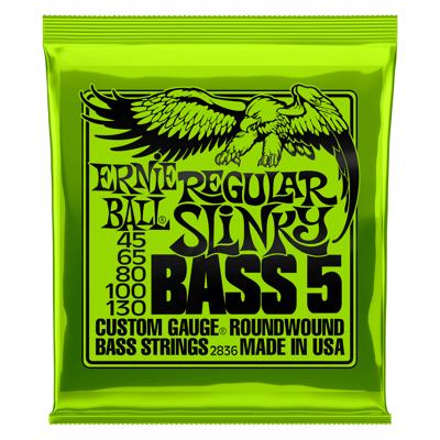 Ernie Ball 2836 Bass 5 Regular Slinky 045 - 130 snarenset