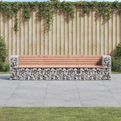 Tuinbank schanskorfontwerp 287x71x65,5 cm massief douglashout