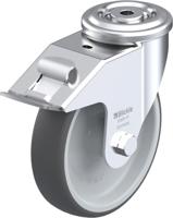 Blickle LER-PATH 160G-FI Zwenkwiel met rem Wieldiameter: 160 mm Draagvermogen (max.): 300 kg 1 stuk(s) - thumbnail