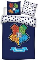 Harry Potter Dekbedovertrek - Hogwarts icons- 140 x 200 cm - thumbnail