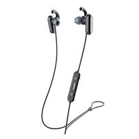 Skullcandy Methode Draadloze ruisonderdrukking, bluetooth-microfoon, 8 uur batterij, Secure FitFin gels, IPX4 zweet/waterbestendig, zwart/grijs - thumbnail