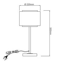 Brilliant TafellampOdar - 93133/09 - thumbnail