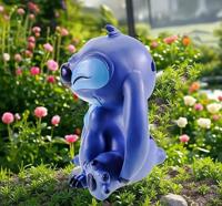 Disney Tuinbeeld 3d Stitch oren naar beneden 20cm - thumbnail