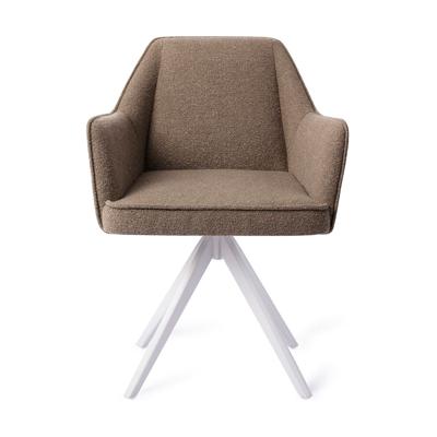 Jesper Home Eetkamerstoel 'Tome' Turn White, Draaibaar, kleur Idaho Potato