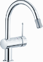 GROHE Minta Keukenkraan - hoog - draaibare/uittrekbare ronde uitloop - chroom 32918000 - thumbnail