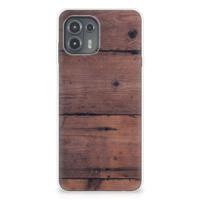 Motorola Edge 20 Lite | Bumper Hoesje | Old Wood - thumbnail