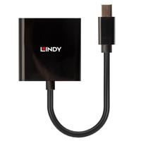 Lindy 41736 tussenstuk voor kabels Mini DisplayPort DVI-D Zwart - thumbnail