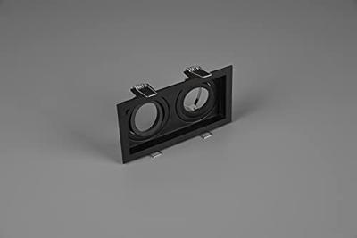 Trio Dubbele inbouwspotKenai richtbaar 2-lichts zwart - 651600232