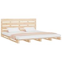 Bedframe zonder matras massief grenenhout 140x190 cm - thumbnail
