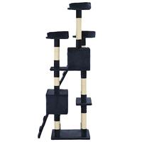 VidaXL Kattenkrabpaal met sisal krabpalen 170 cm blauw - thumbnail