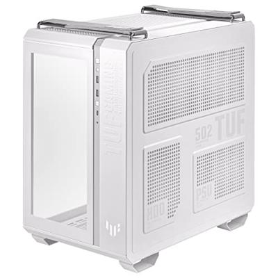 ASUS tuf gaming gt502 midi tower behuizing (wit | 2x usb-a | 1x usb-c | tempered glass)