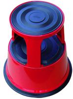 Opstapkruk desq 420mm metaal rood - thumbnail