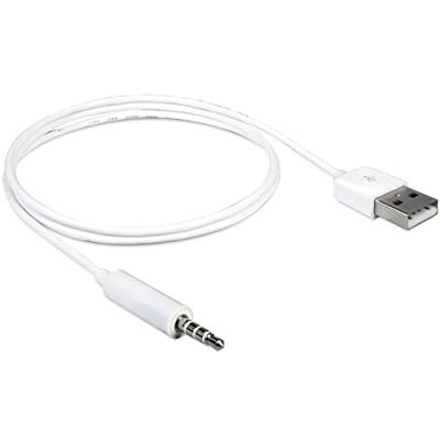 Delock USB, Jack Adapterkabel [1x USB-A 2.0 stekker - 1x Jackplug male 3,5 mm] Kabel 1.00 m