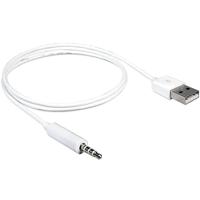 Delock USB, Jack Adapterkabel [1x USB-A 2.0 stekker - 1x Jackplug male 3,5 mm] Kabel 1.00 m - thumbnail