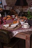 Clayre & Eef Tafelloper 50x140 cm Rood Beige Katoen Rechthoek Ruit - thumbnail